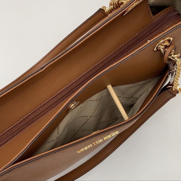 MICHAEL KORS LG XCHAIN SHOULDER TOTE & WALLET-WRISTLET-PHONE CASE 2 pieces SET - Picture 15 of 16